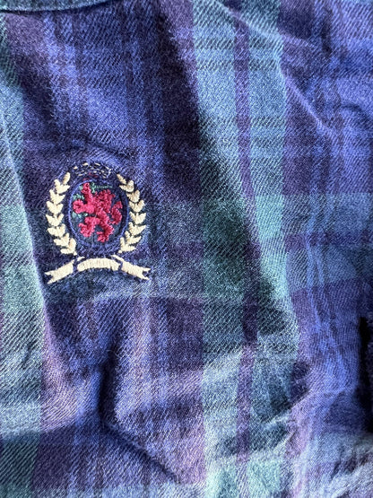 Vintage Tommy Hilfiger Tartan Button Shirt