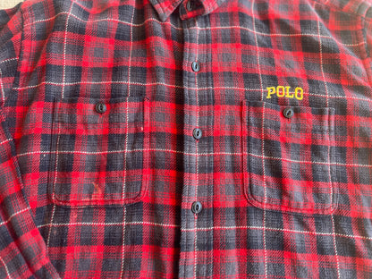 Vintage 90's Polo Ralph Lauren Flannel Button Up Shirt