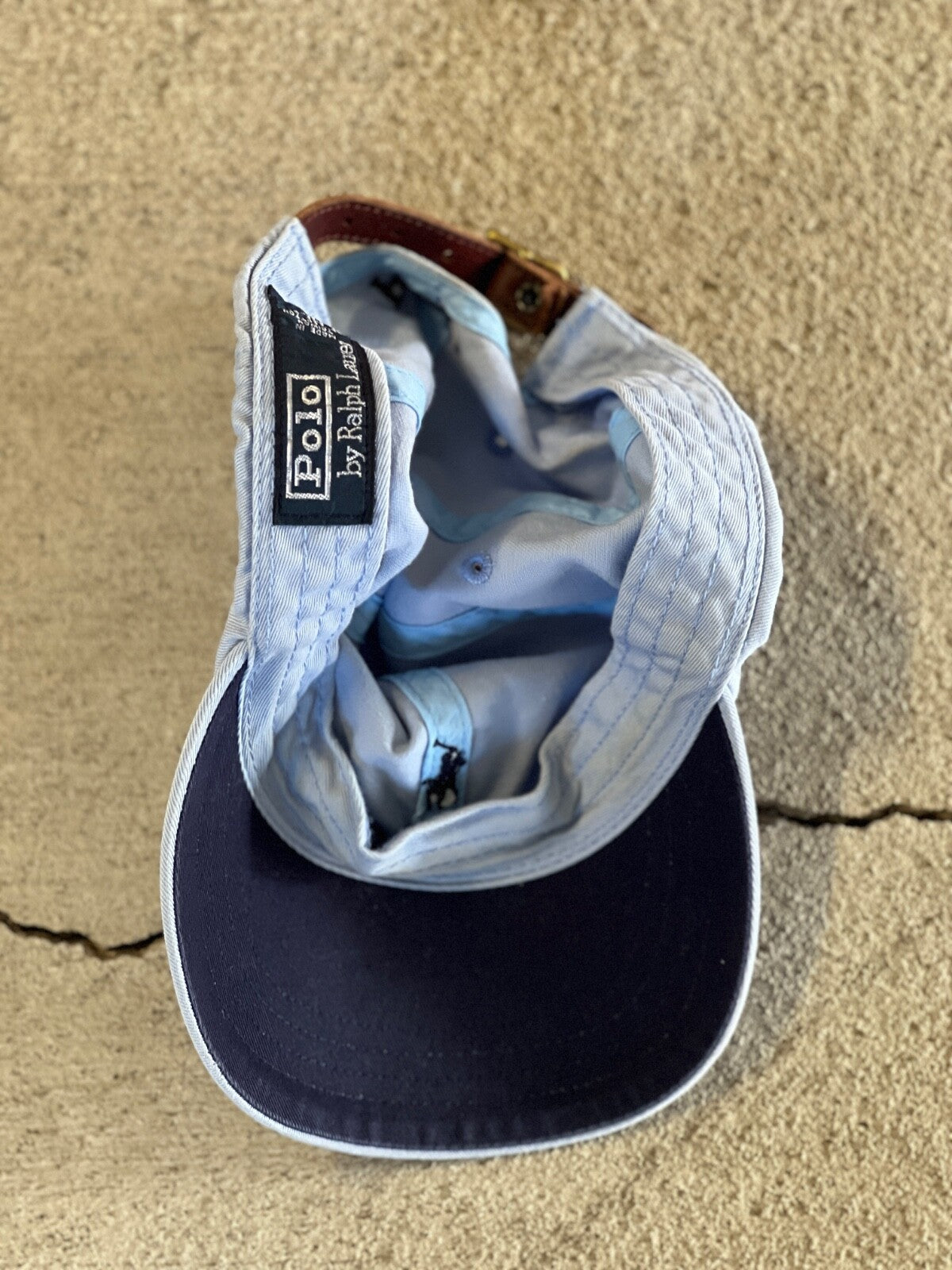 Vintage 90's Polo 5-Panel Pony Adjustable Strapback Hat One Size