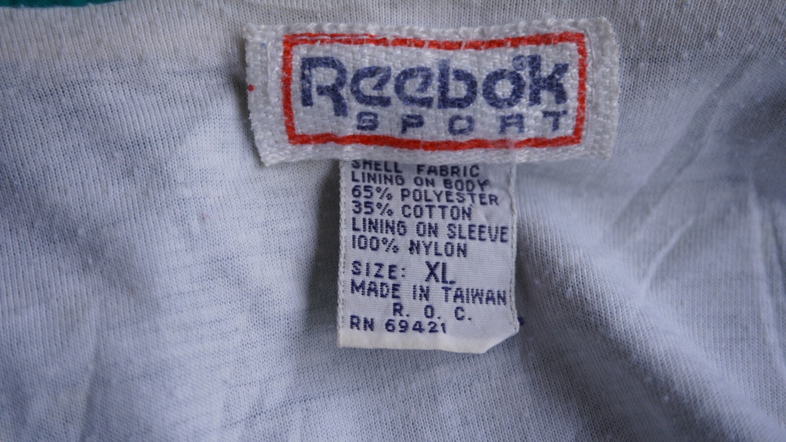 Vintage 90's Reebok Sports Windbreaker