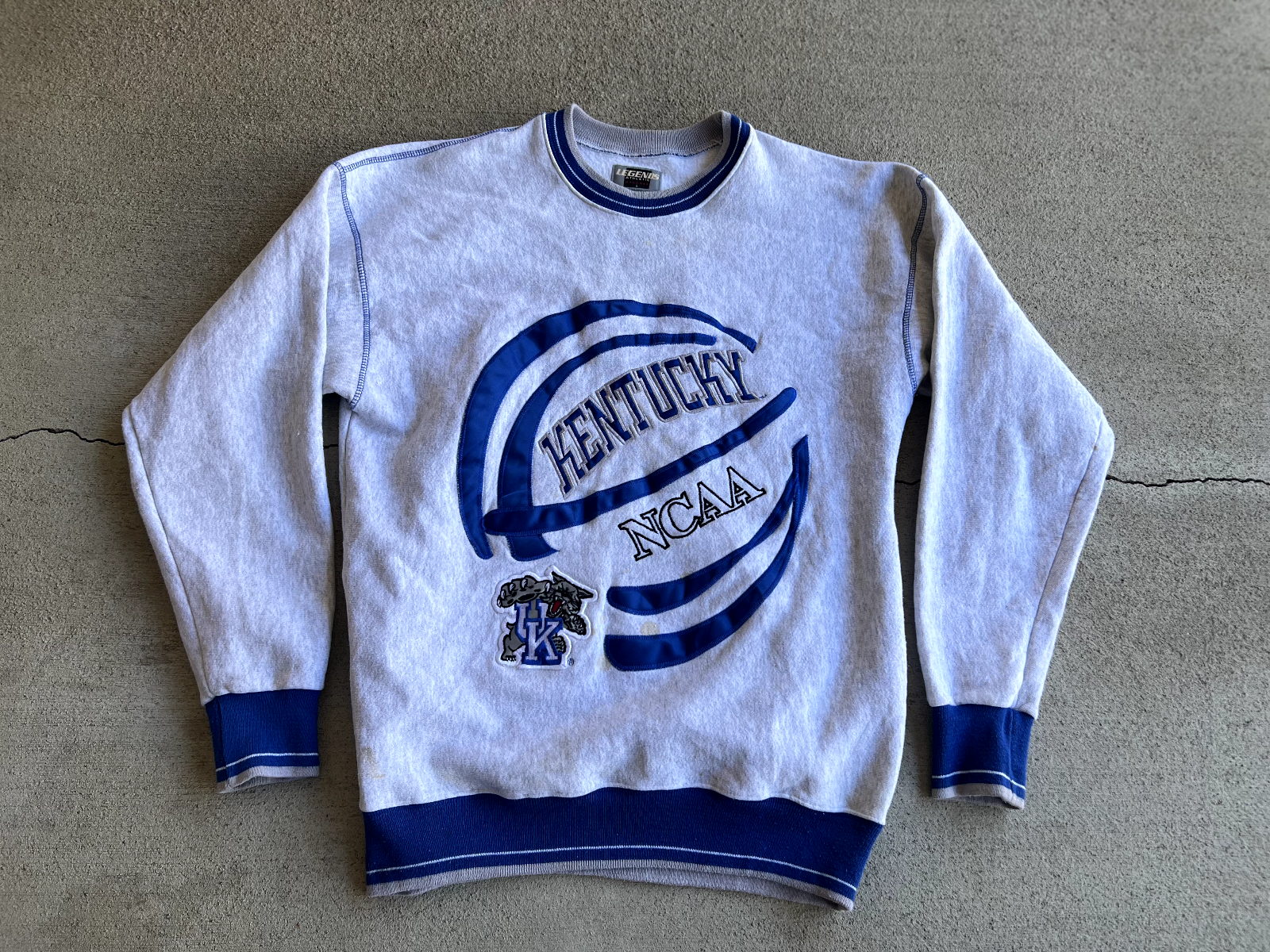 Vintage 90's Legends University of Kentucky NCAA Crewneck Sweatshirt