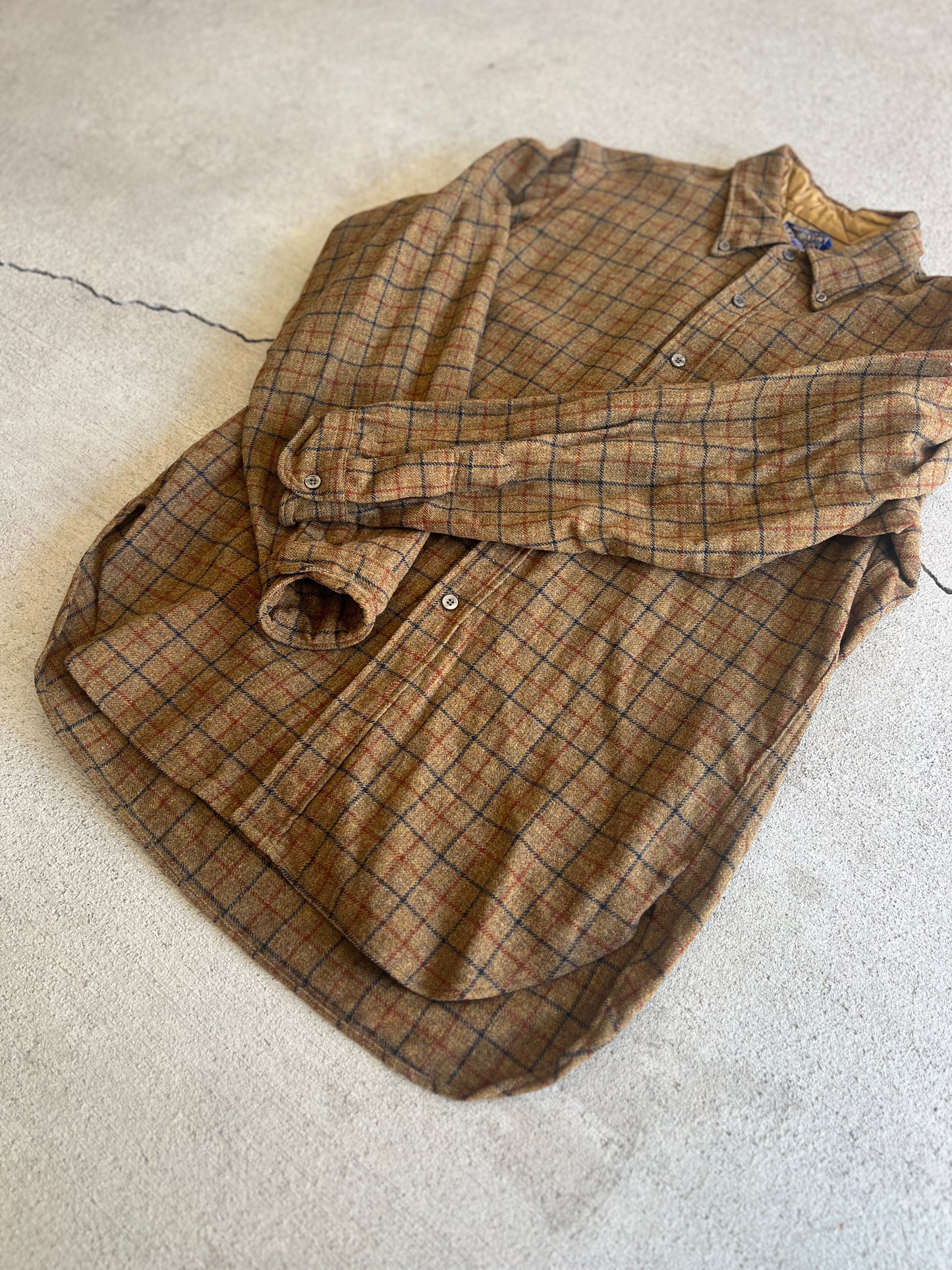 Vintage 90's Pendleton Check Button Up Shirt