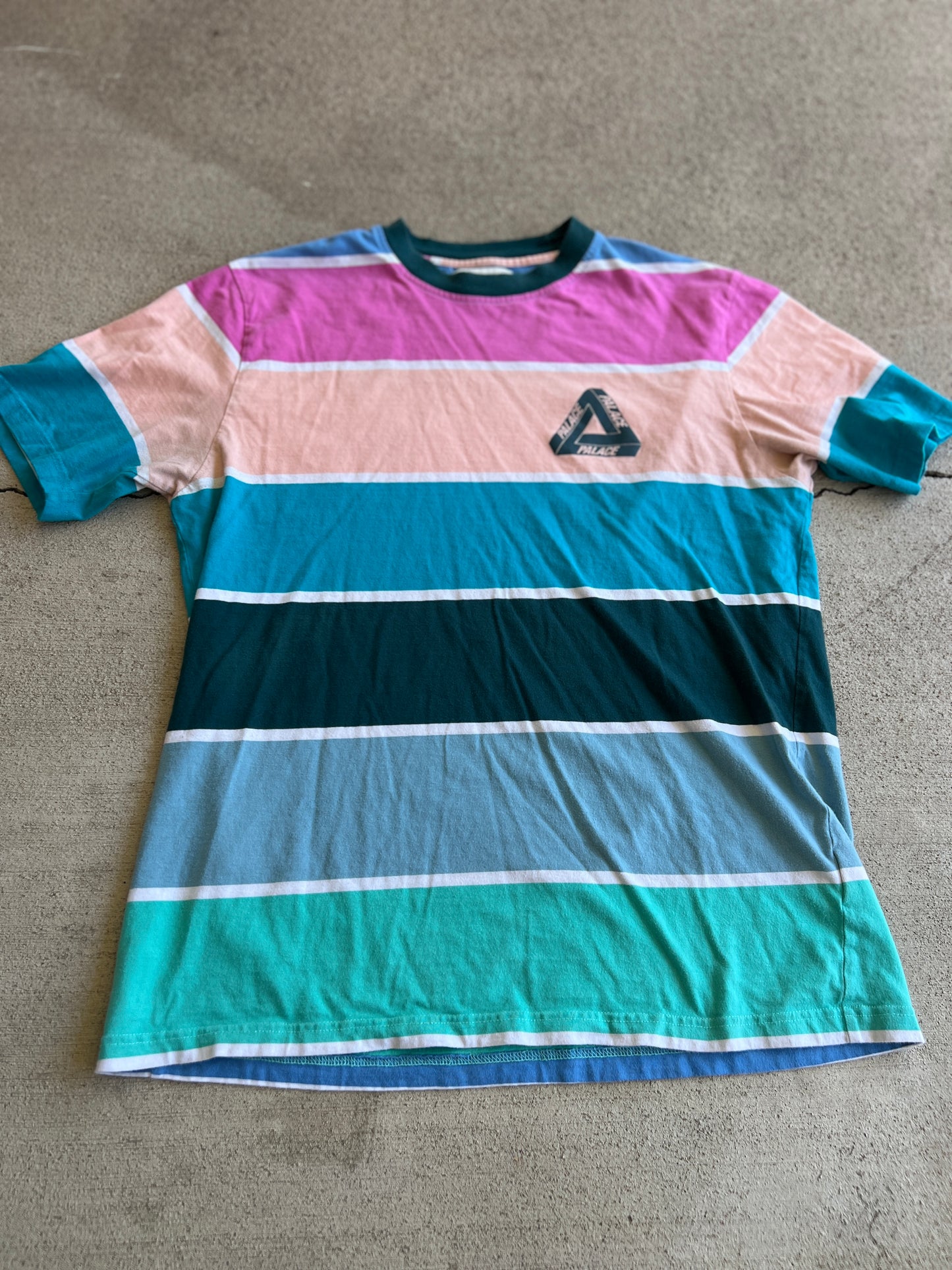 Palace "Wide/On" Stripped T-Shirt
