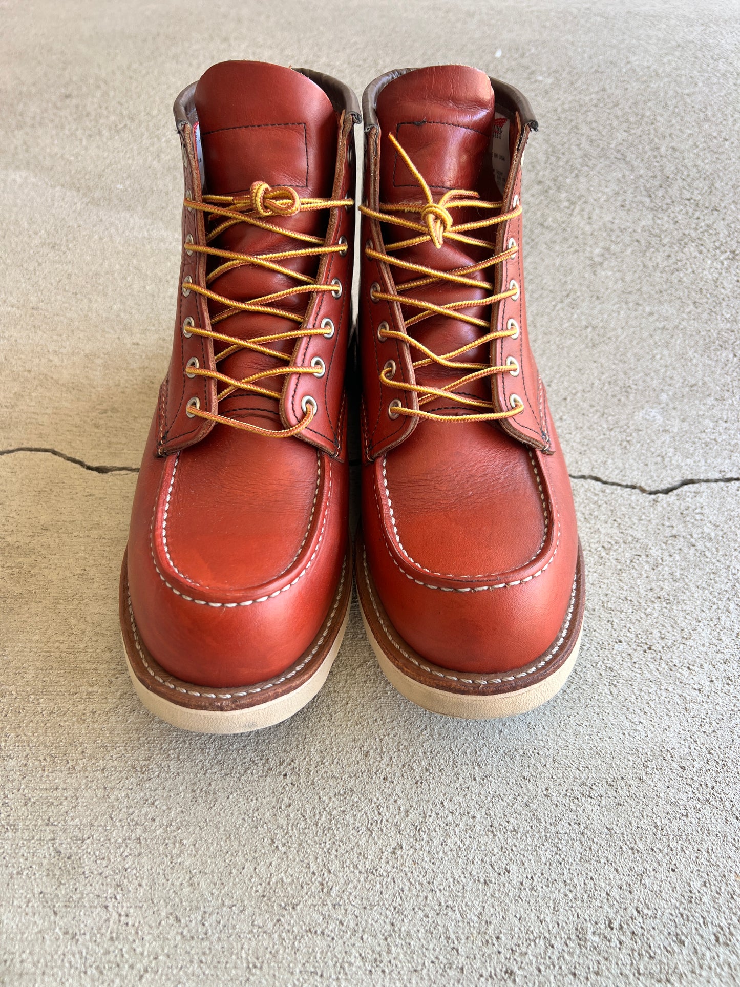 Red Wing Classic Moc Oro Russet 6" Boot 10.5 US Mens