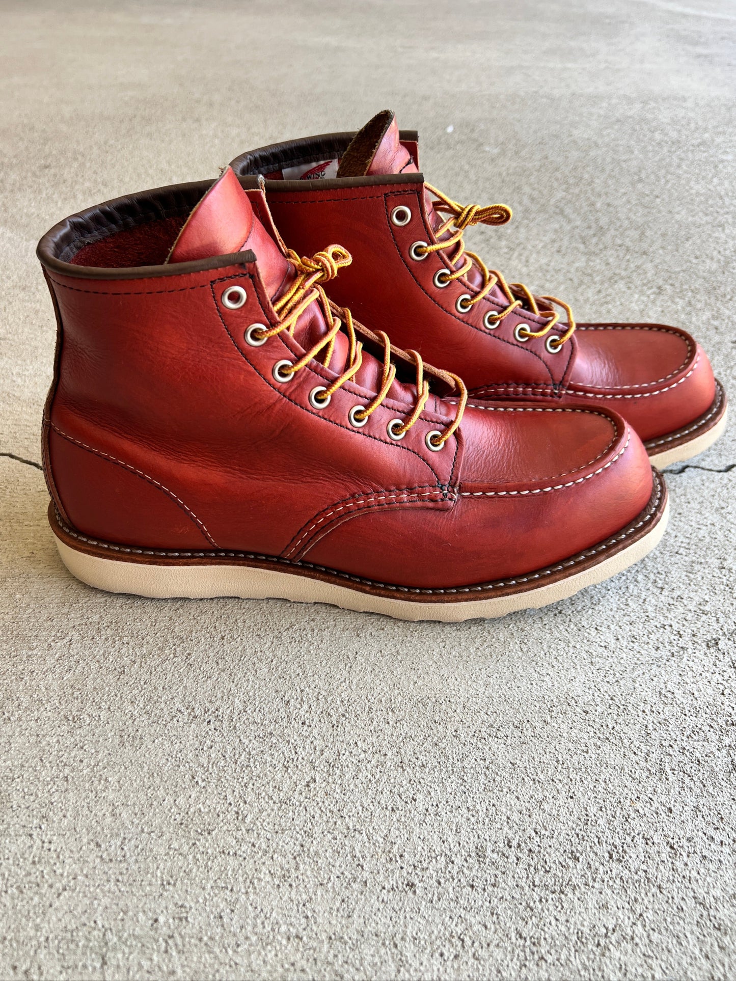 Red Wing Classic Moc Oro Russet 6" Boot 10.5 US Mens