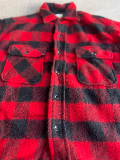 Vintage 80's Sears Buffalo Button Up Shirt