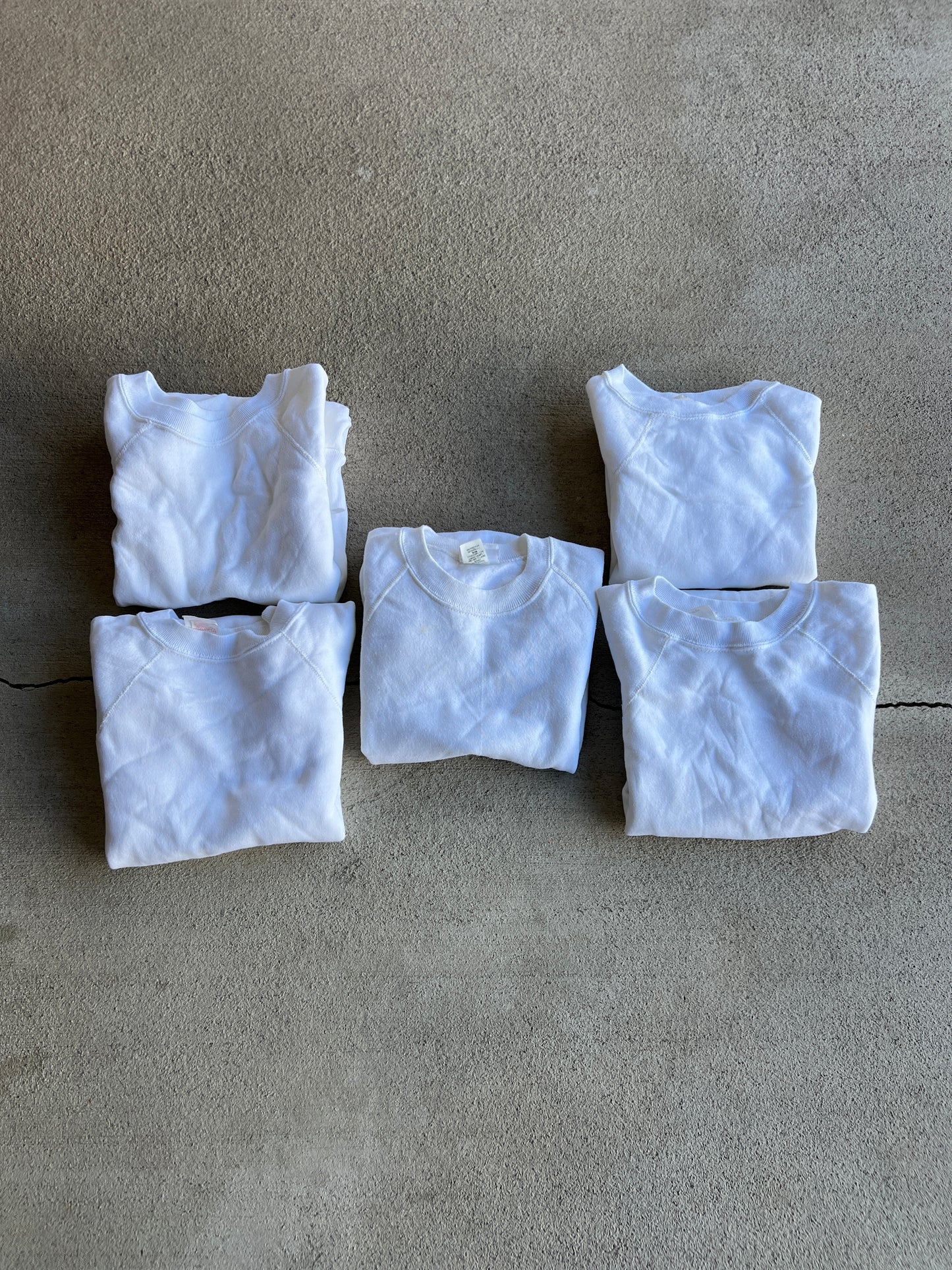 Small Bundle 5 Blank Short Sleeve Sweatshirts